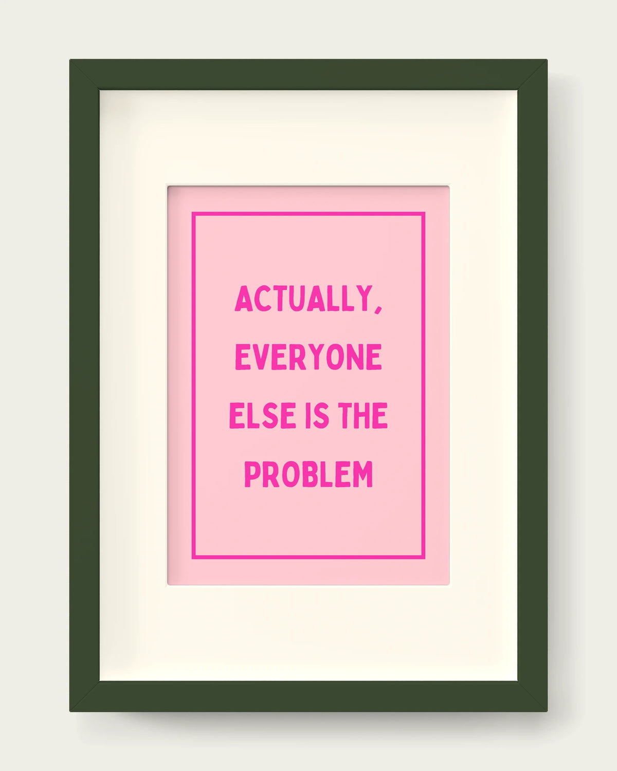 Milkshake-&-Hot-Pink/Dark Green+mount