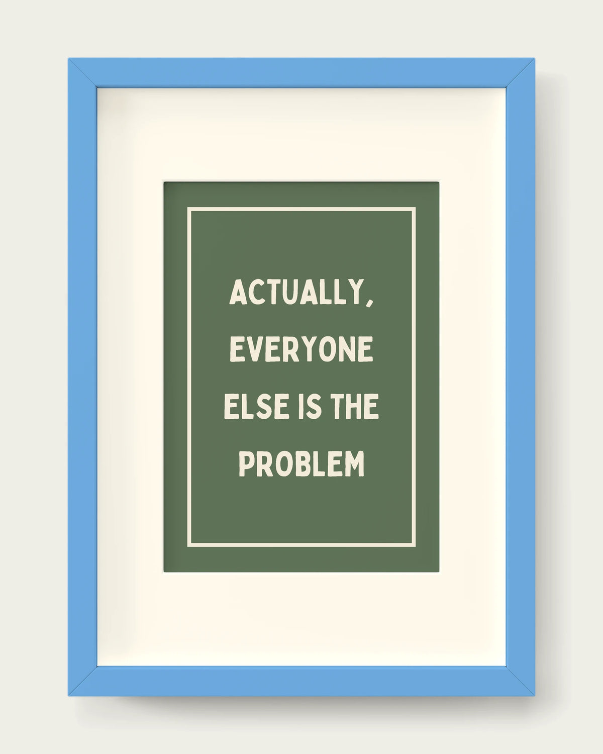 Olive-Green/Sky Blue+mount
