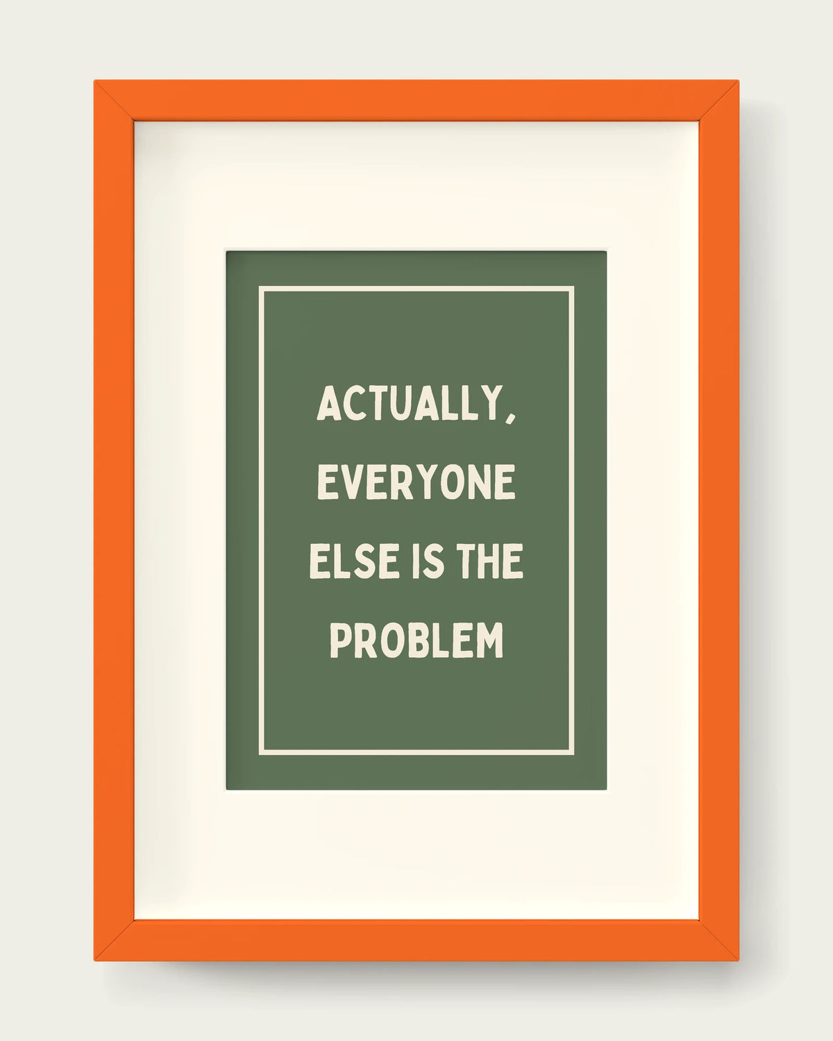 Olive-Green/Orange+mount
