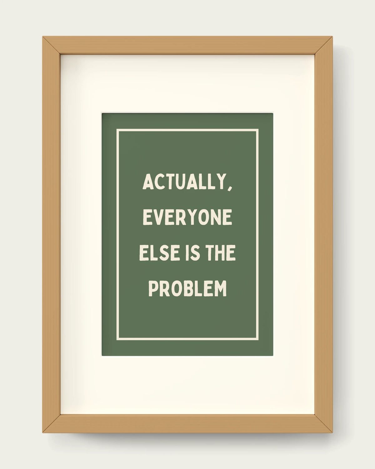 Olive-Green/Oak+mount