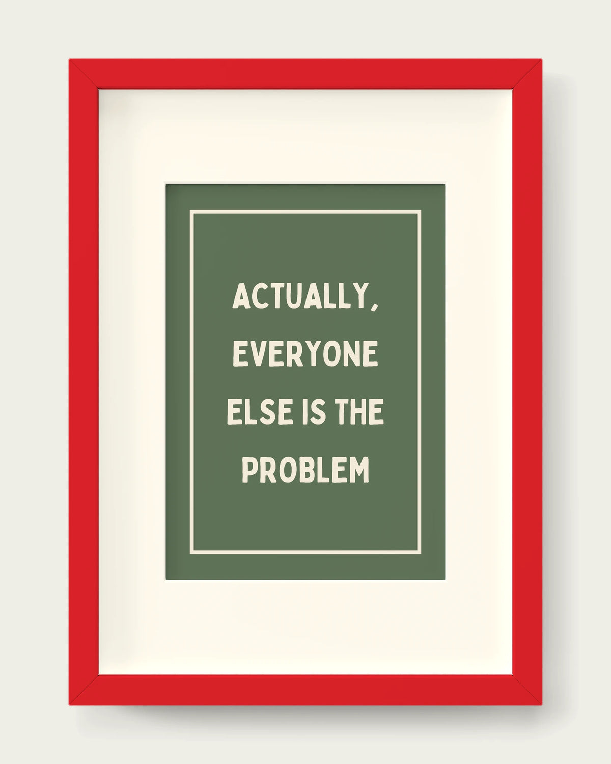 Olive-Green/Red+mount