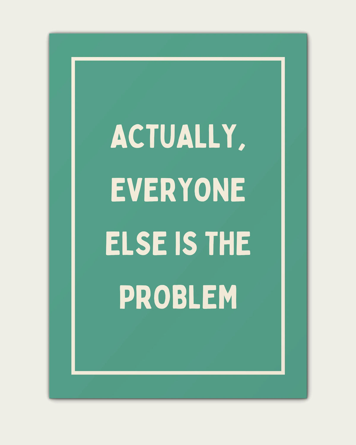 Vivid-Teal/Unframed