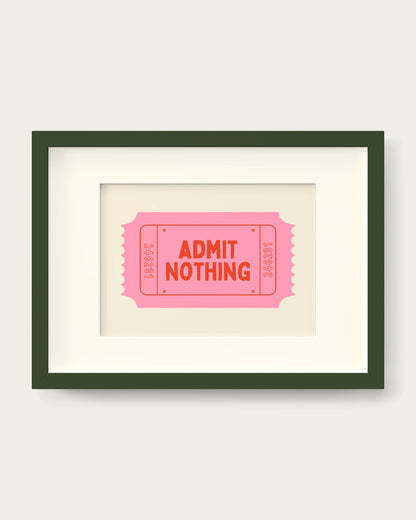 Blush-Pink/Dark Green+mount