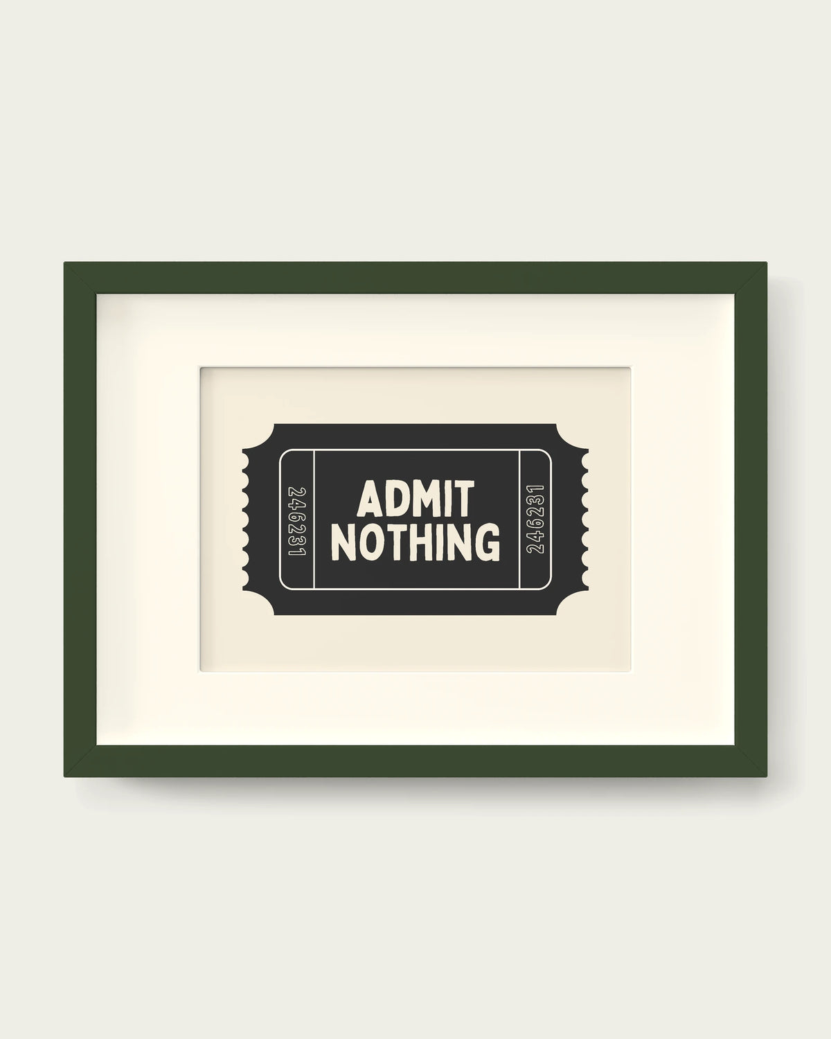 Charcoal/Dark Green+mount