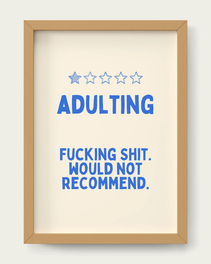 True-Blue/Oak