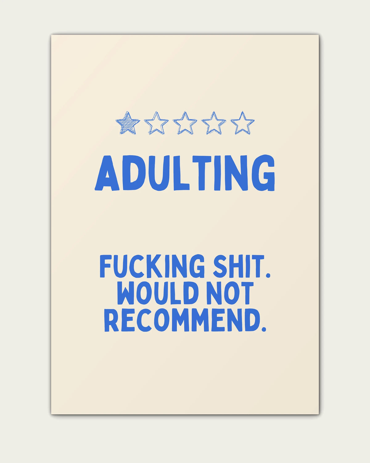 True-Blue/Unframed
