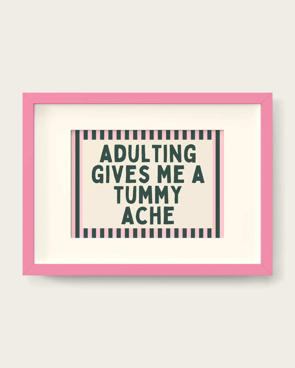 Milkshake-&-Forest-Green/Pink+mount
