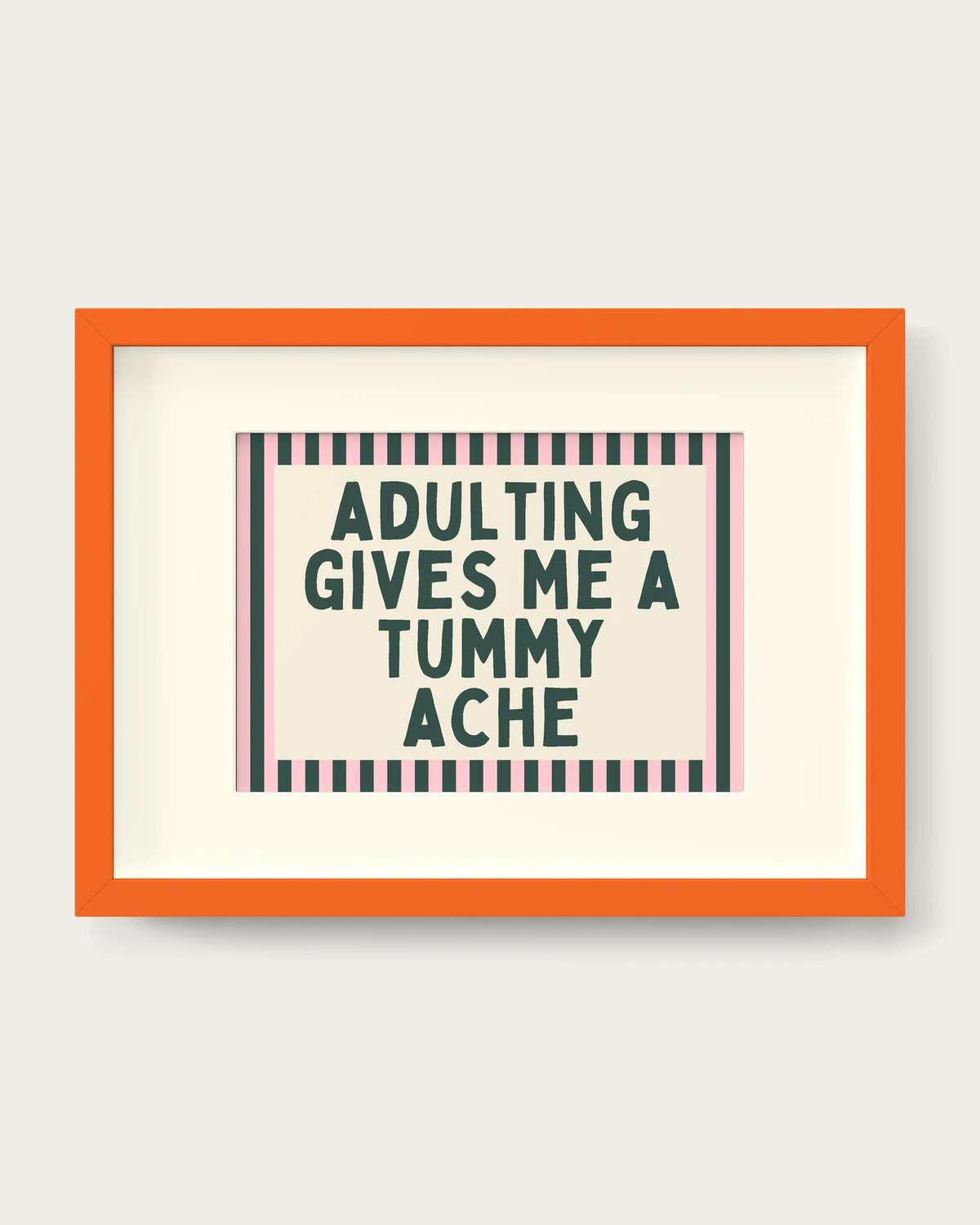 Milkshake-&-Forest-Green/Orange+mount