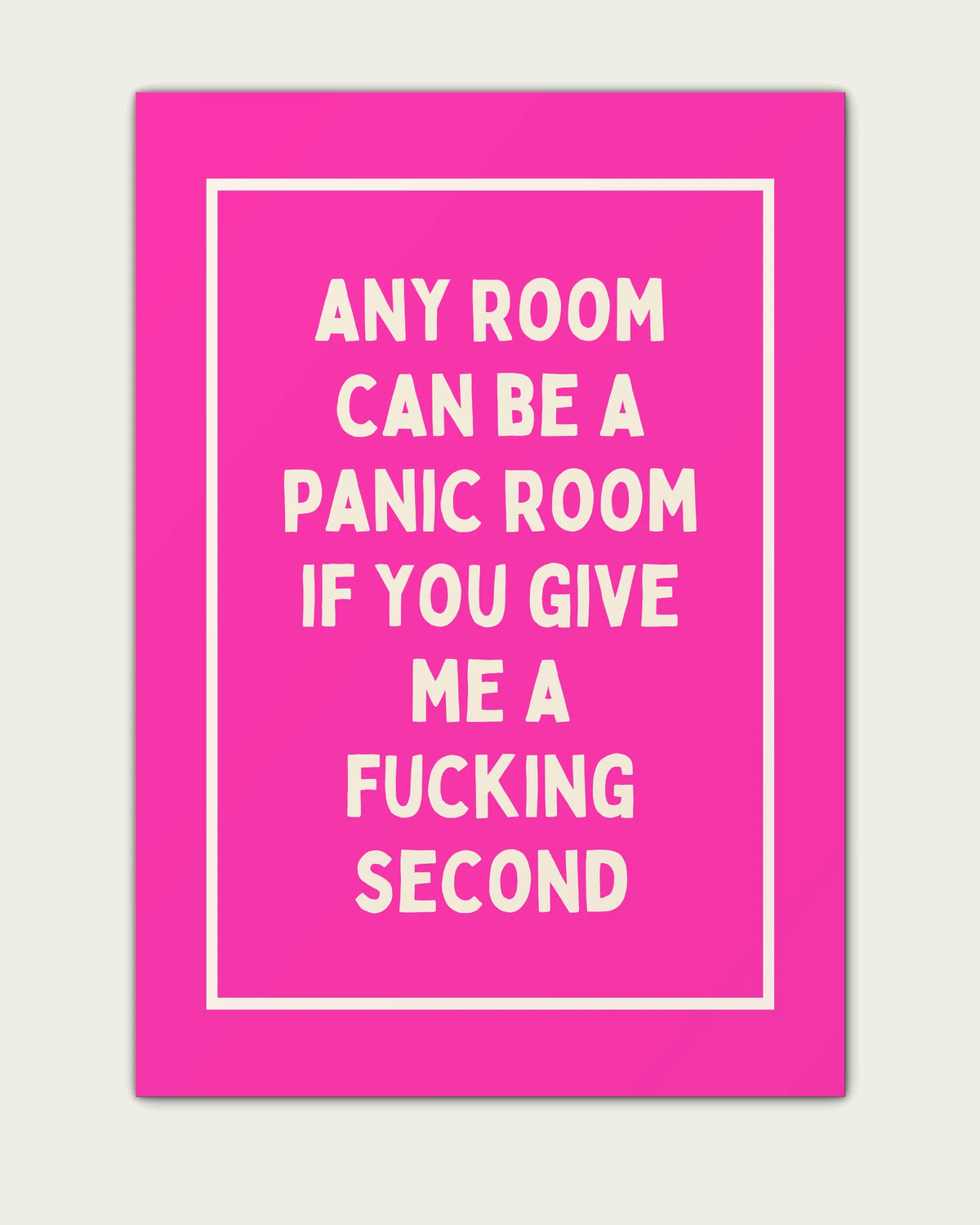 Hot-Pink/Unframed