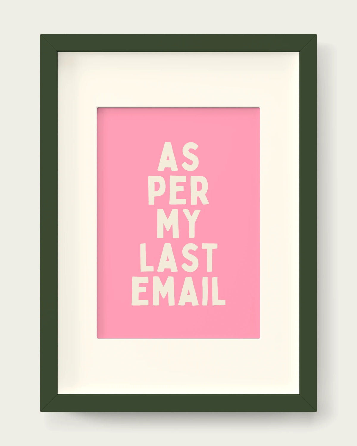 Blush-Pink/Dark Green+mount