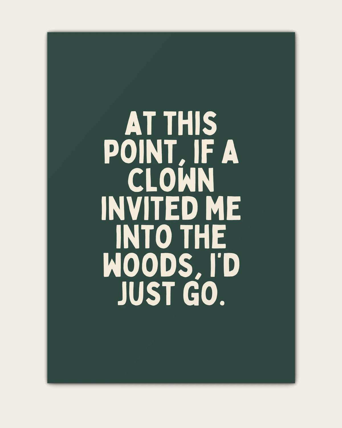 Forest-Green/Unframed