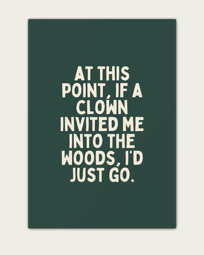 Forest-Green/Unframed