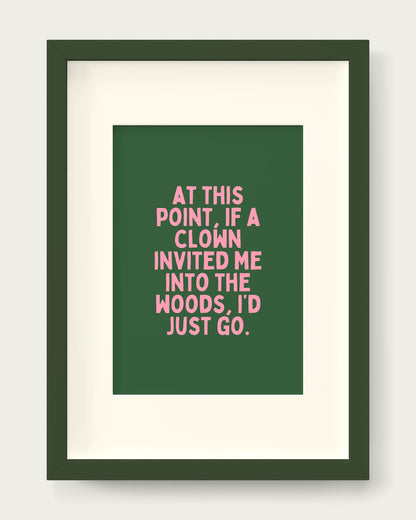 Hunter-Green-&-Blush-Pink/Dark Green+mount