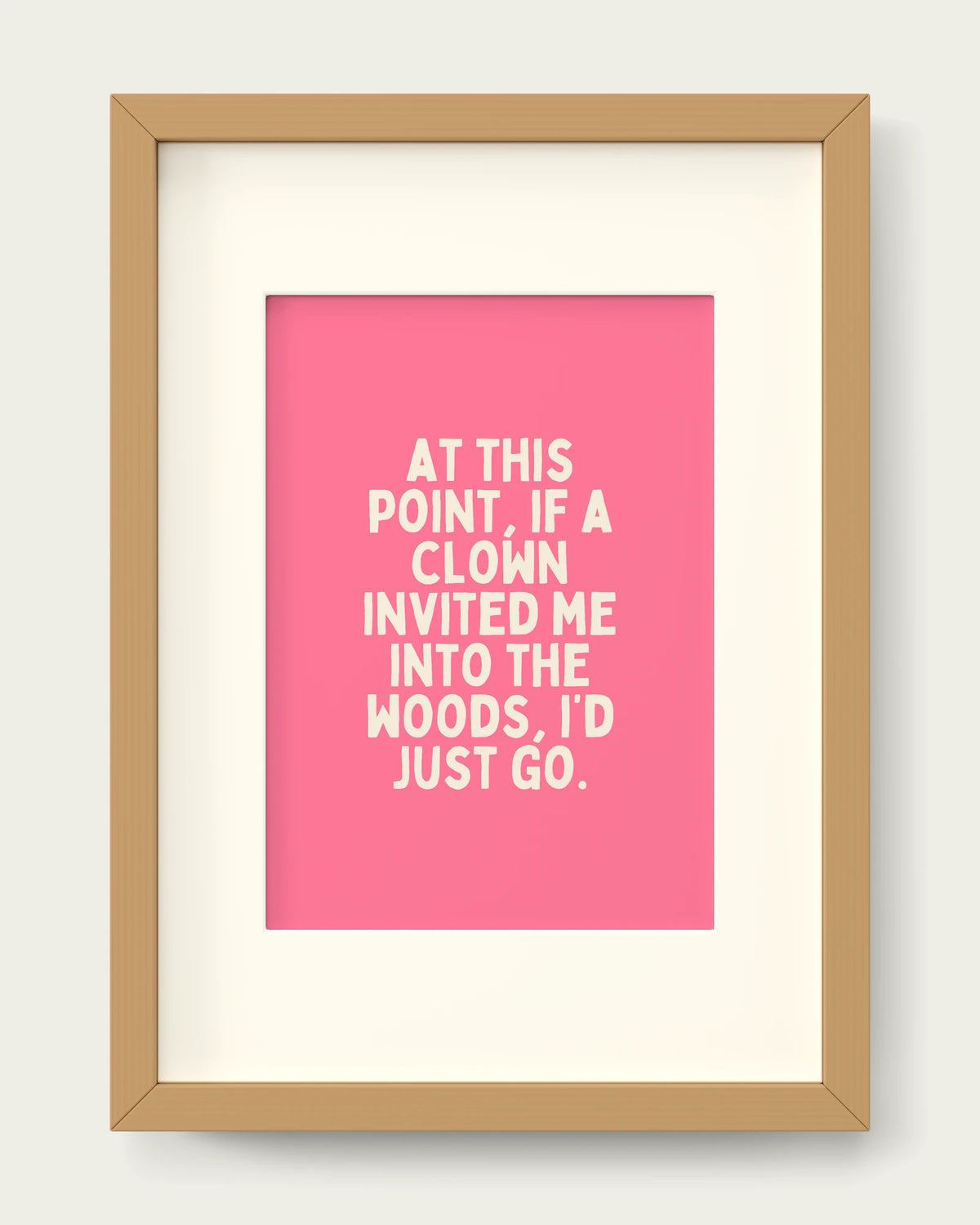 Watermelon/Oak+mount
