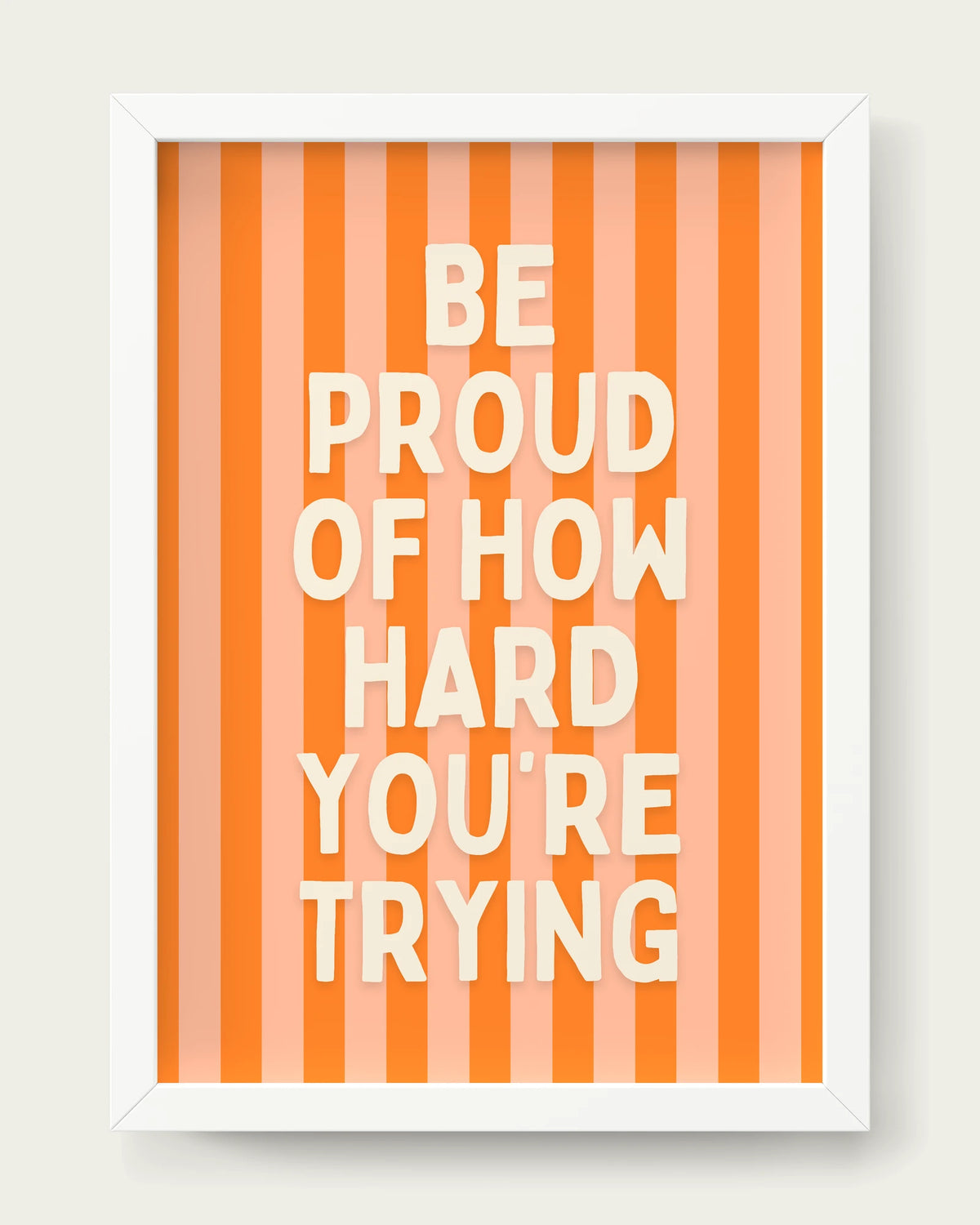 Orange/White