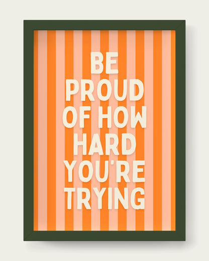 Orange/Dark Green