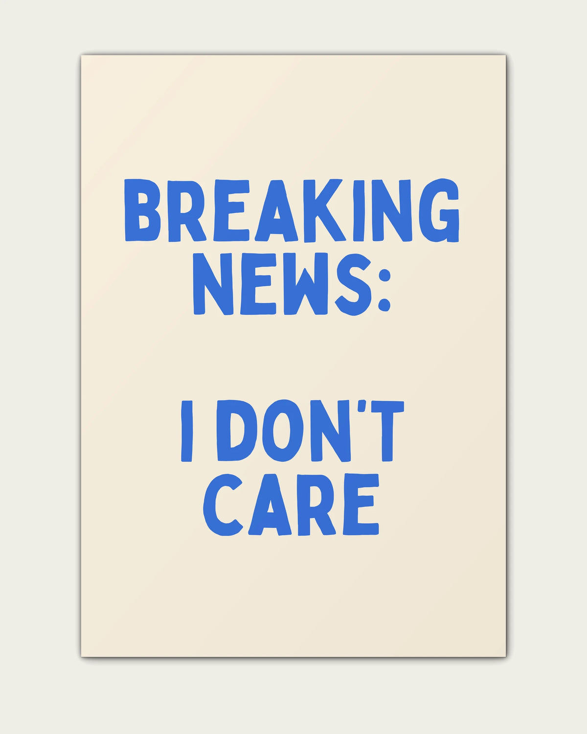 True-Blue/Unframed