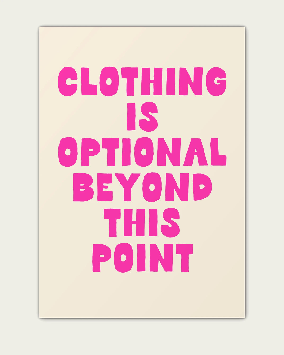 Hot-Pink/Unframed