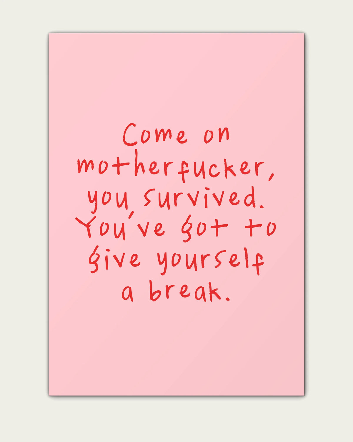Red-&-Milkshake/Unframed