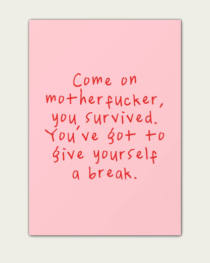 Red-&-Milkshake/Unframed