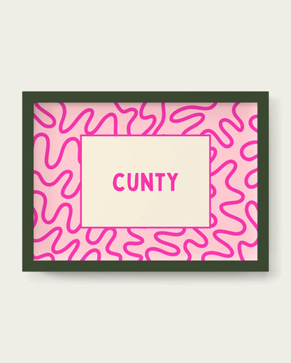 Hot-Pink/Dark Green