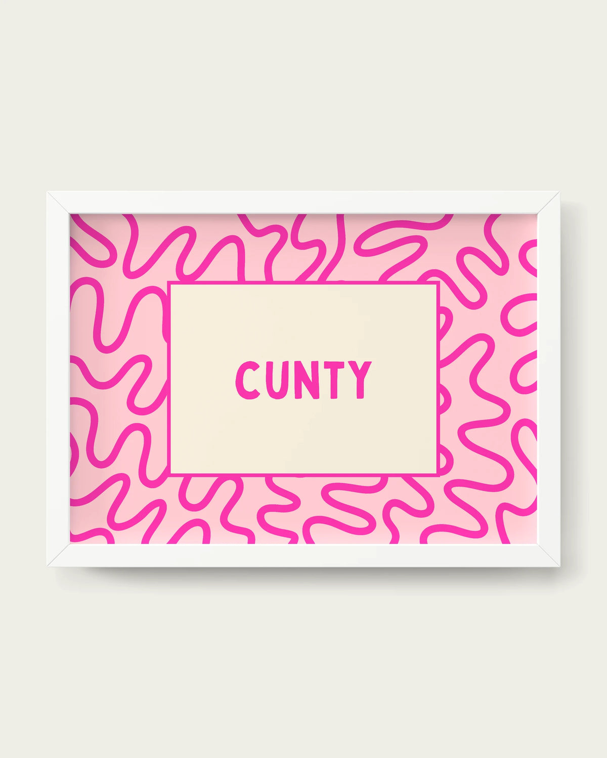 Hot-Pink/White