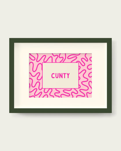 Hot-Pink/Dark Green+mount