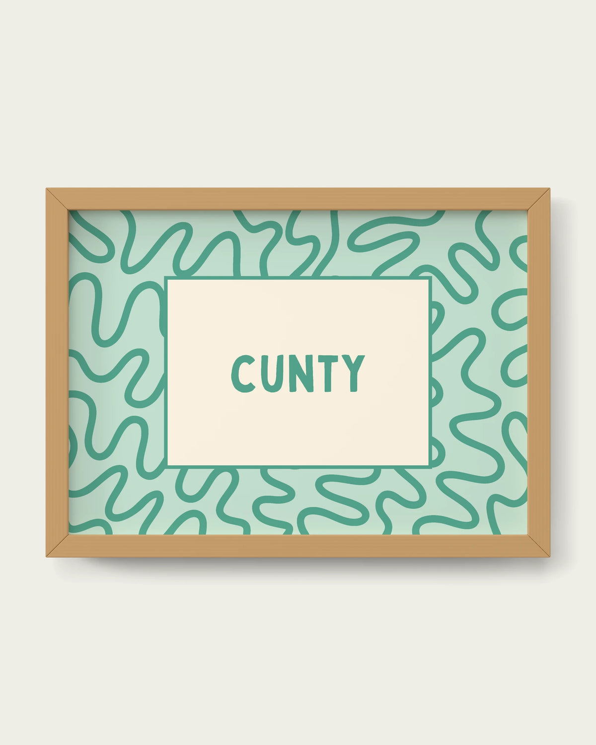 Vivid-Teal/Oak