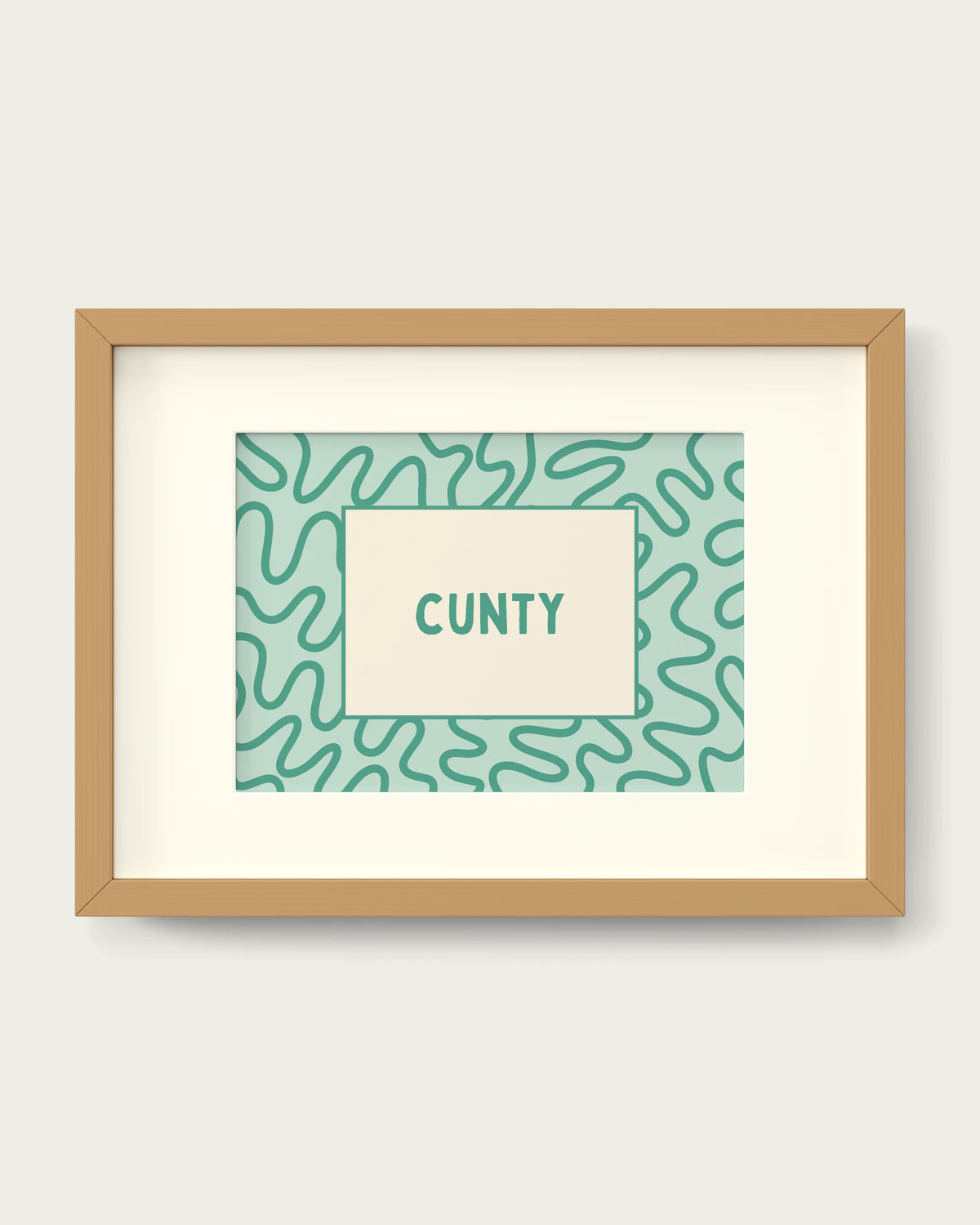 Vivid-Teal/Oak+mount