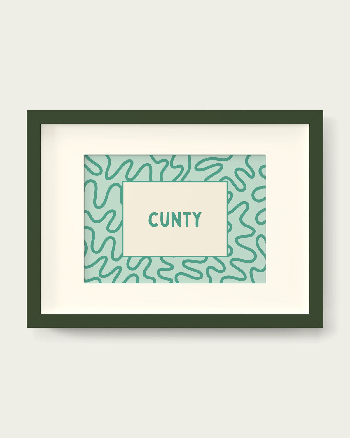 Vivid-Teal/Dark Green+mount