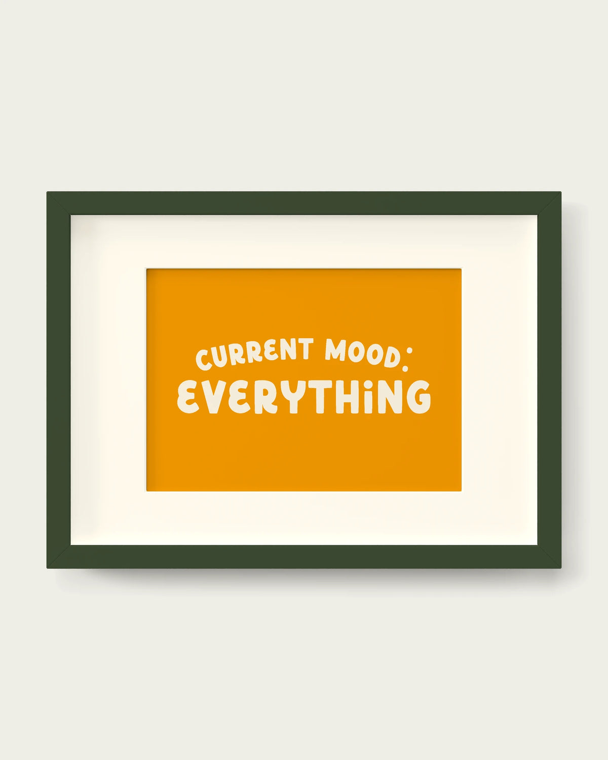 Mustard/Dark Green+mount