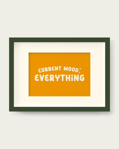 Mustard/Dark Green+mount