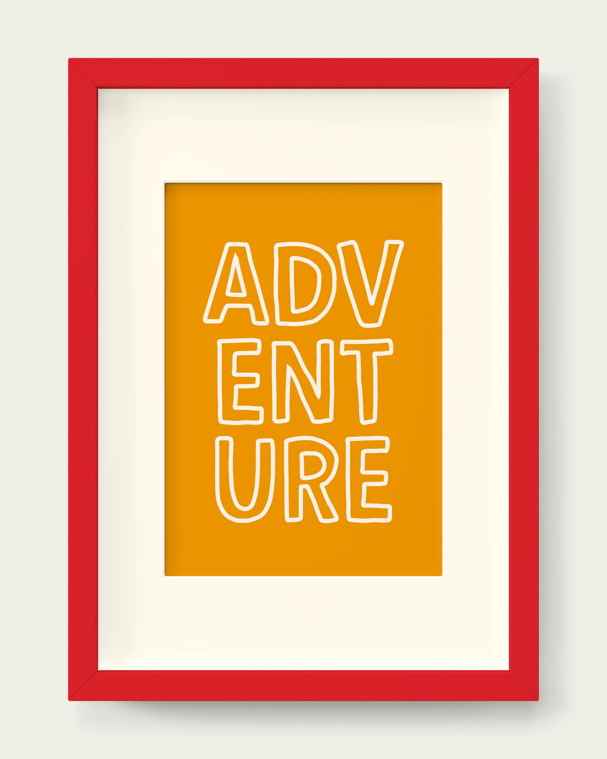 Mustard/Red+mount