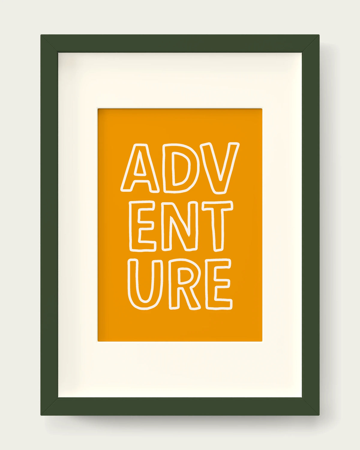 Mustard/Dark Green+mount