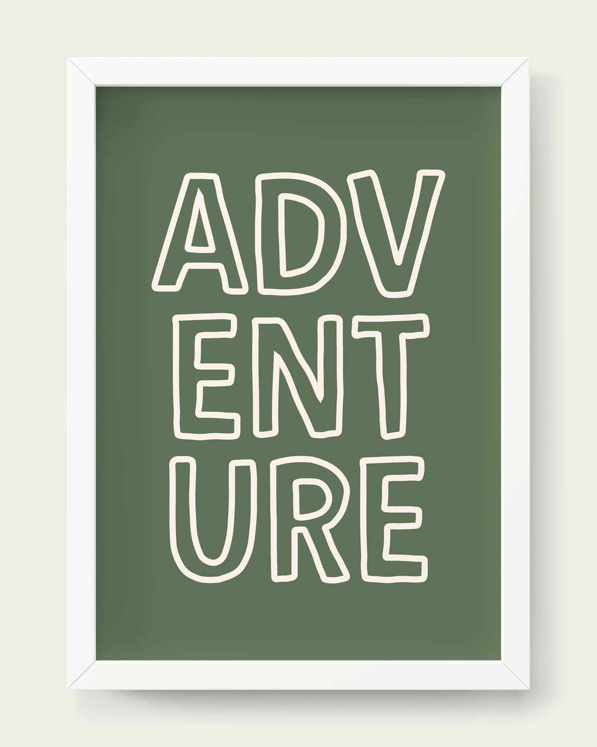 Olive-Green/White