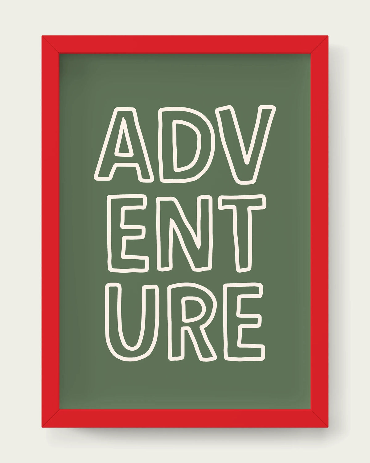 Olive-Green/Red
