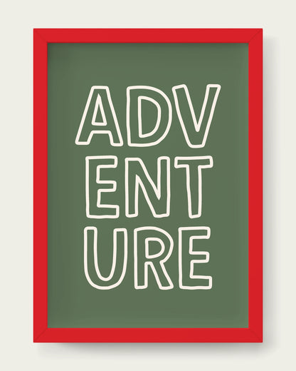 Olive-Green/Red