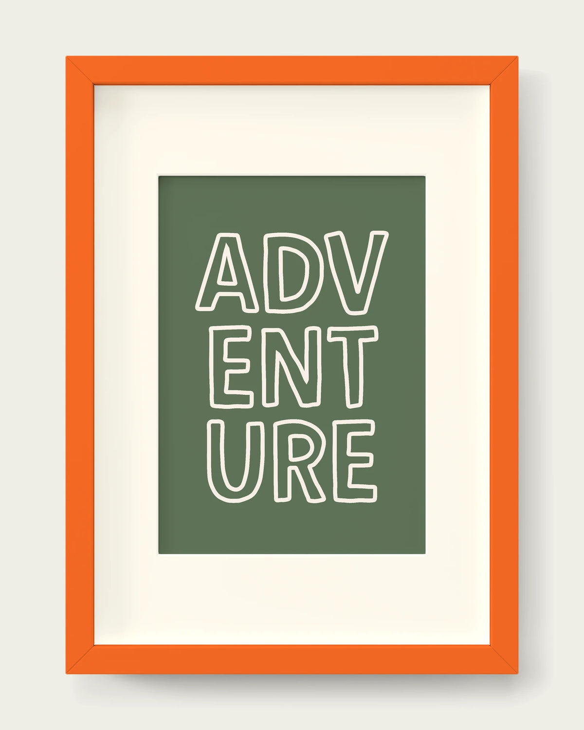 Olive-Green/Orange+mount