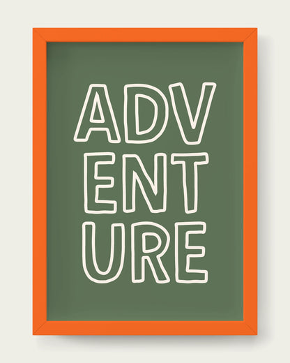 Olive-Green/Orange
