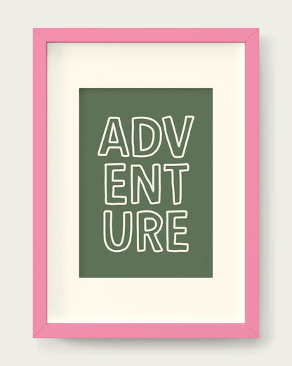 Olive-Green/Pink+mount