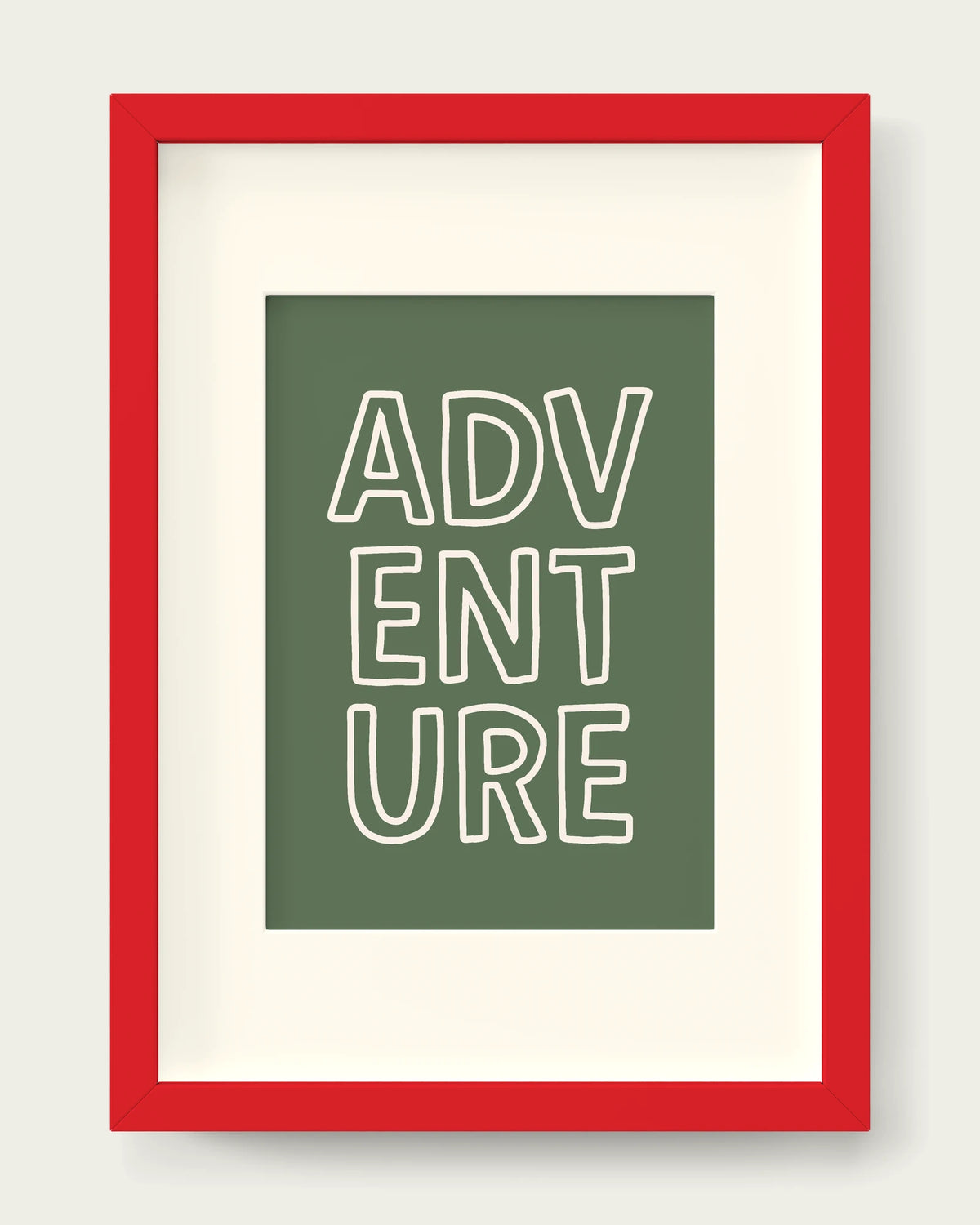 Olive-Green/Red+mount