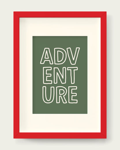 Olive-Green/Red+mount