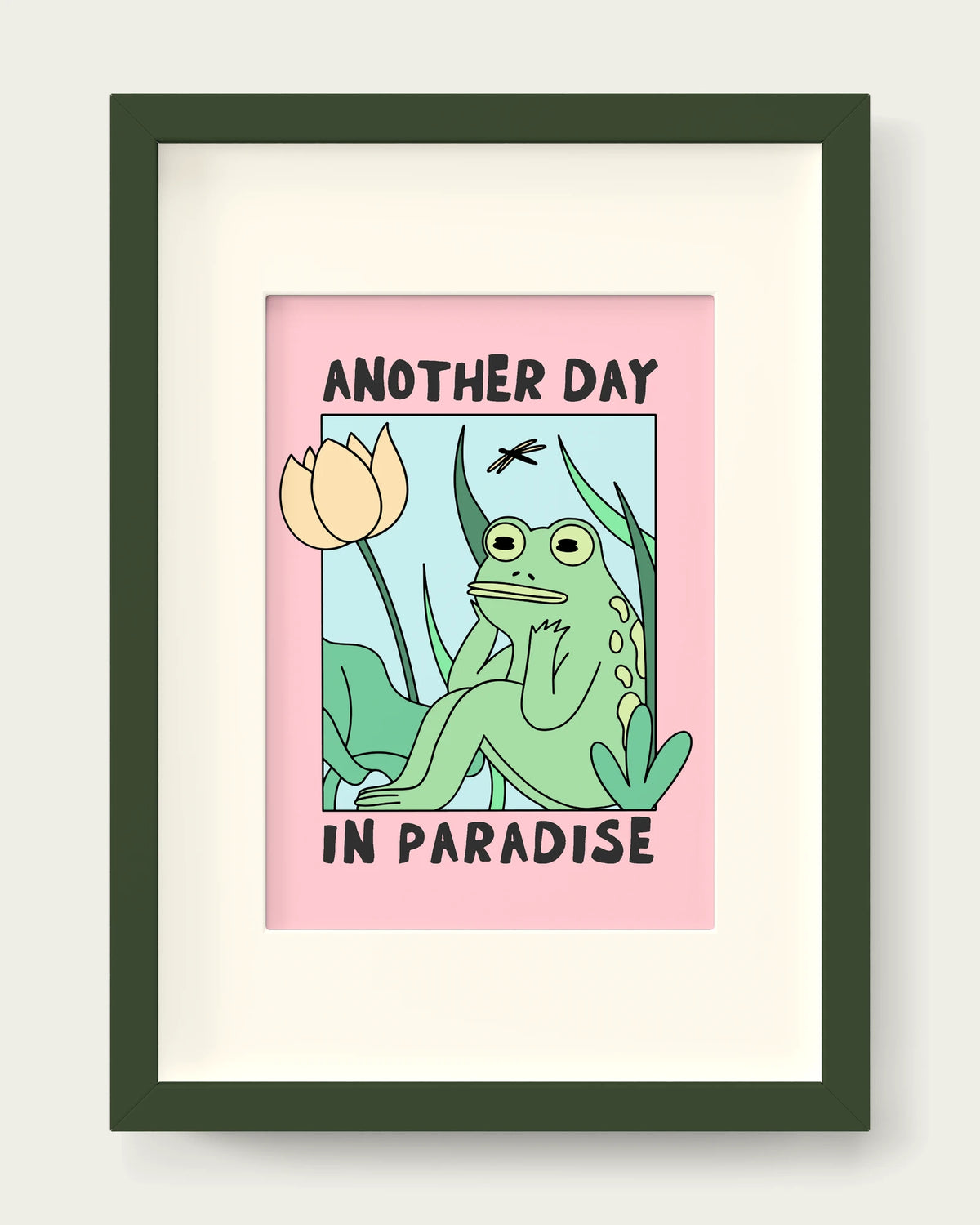 Milkshake/Dark Green+mount