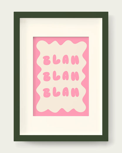 Blush-Pink/Dark Green+mount