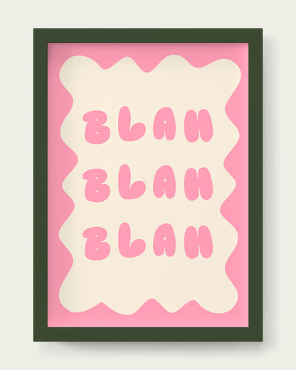 Blush-Pink/Dark Green