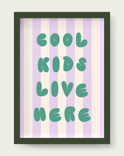 Lilac/Dark Green