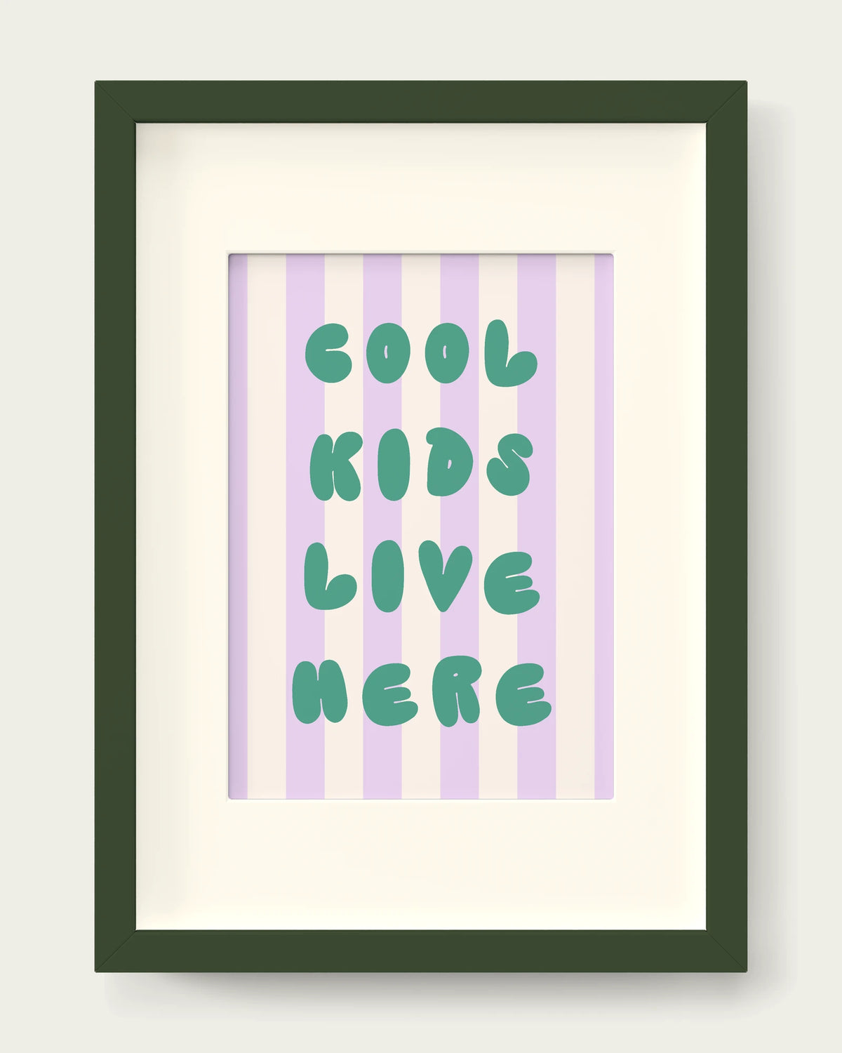 Lilac/Dark Green+mount