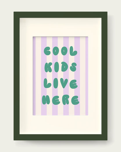 Lilac/Dark Green+mount