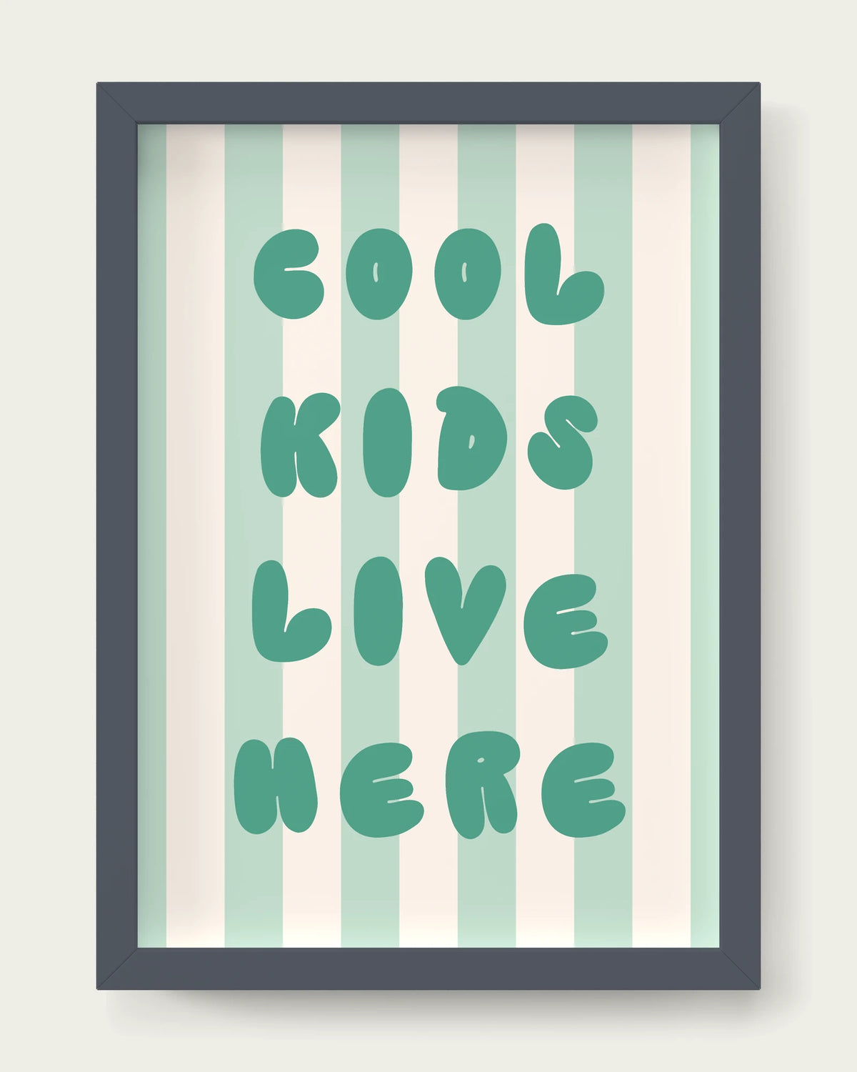 Peppermint/Dark Grey