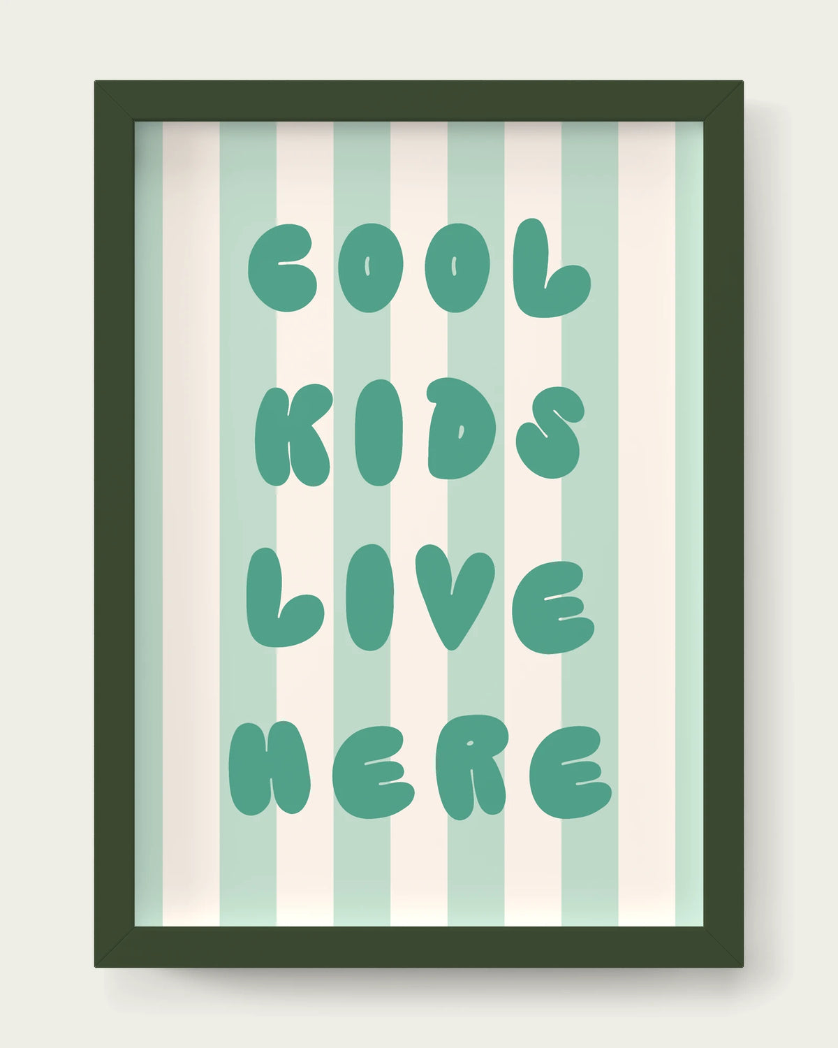 Peppermint/Dark Green